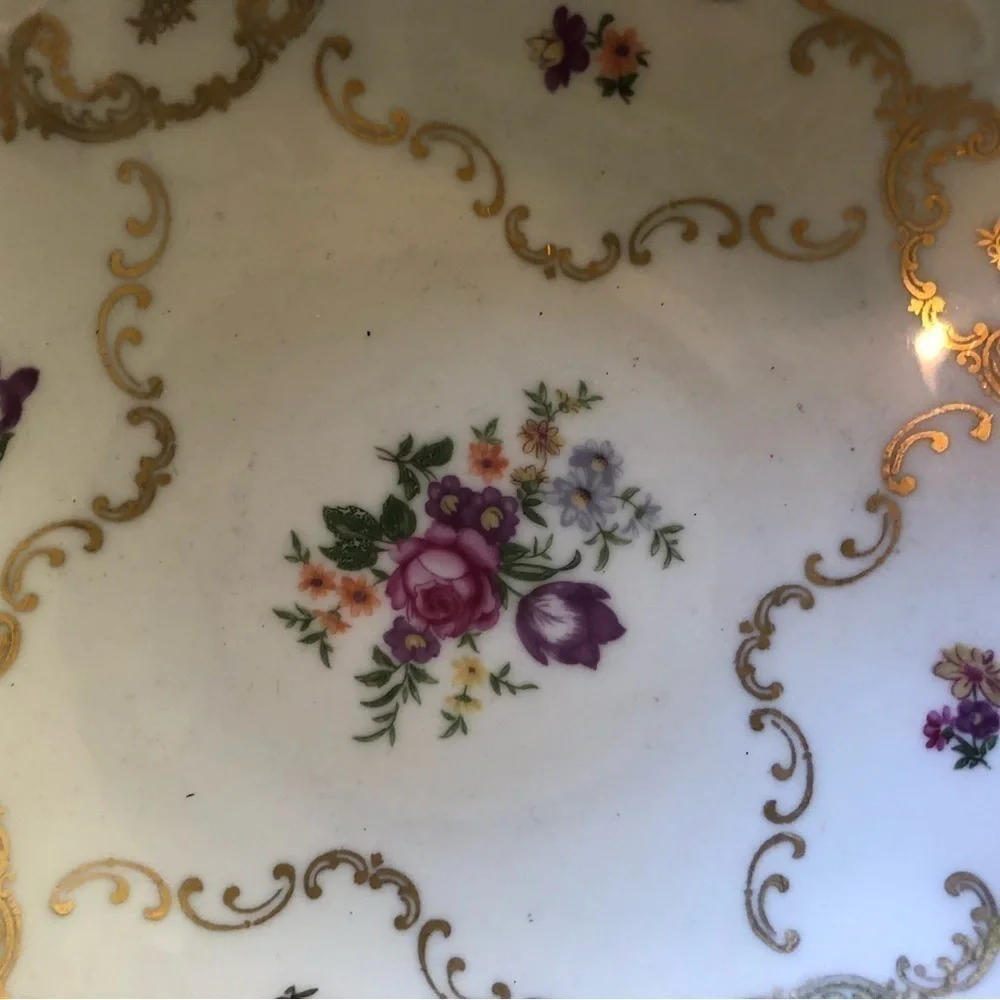 VTG Reichenbach Bowl Serving Dish German Democratic Republic Made Germany 9”